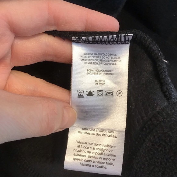 COLUMBIA Women’s Dark Charcoal Gray Fleece Full Zip Jacket XL - Picture 6 of 6